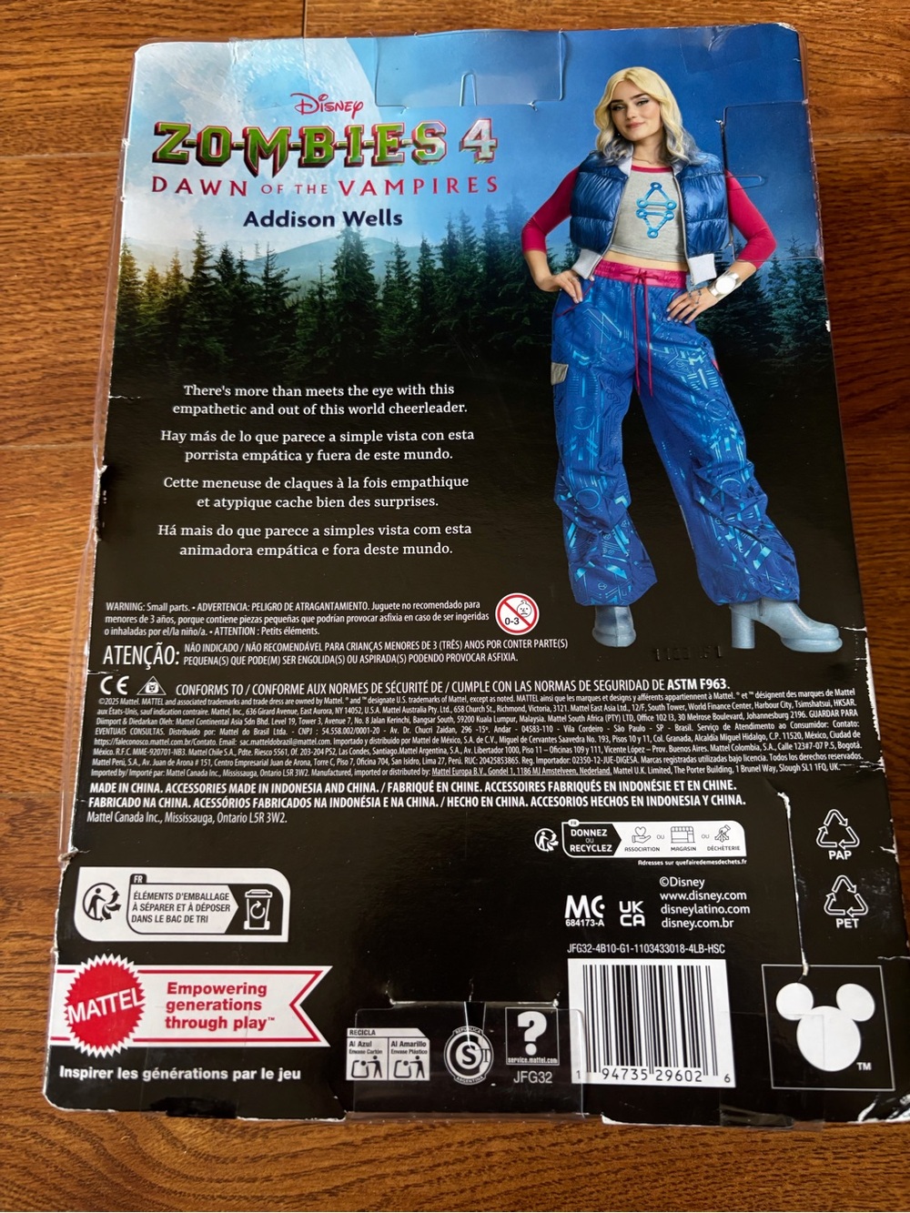 Mattel Disney Zombies 4 Addison Wells Doll - Picture 2 of 6
